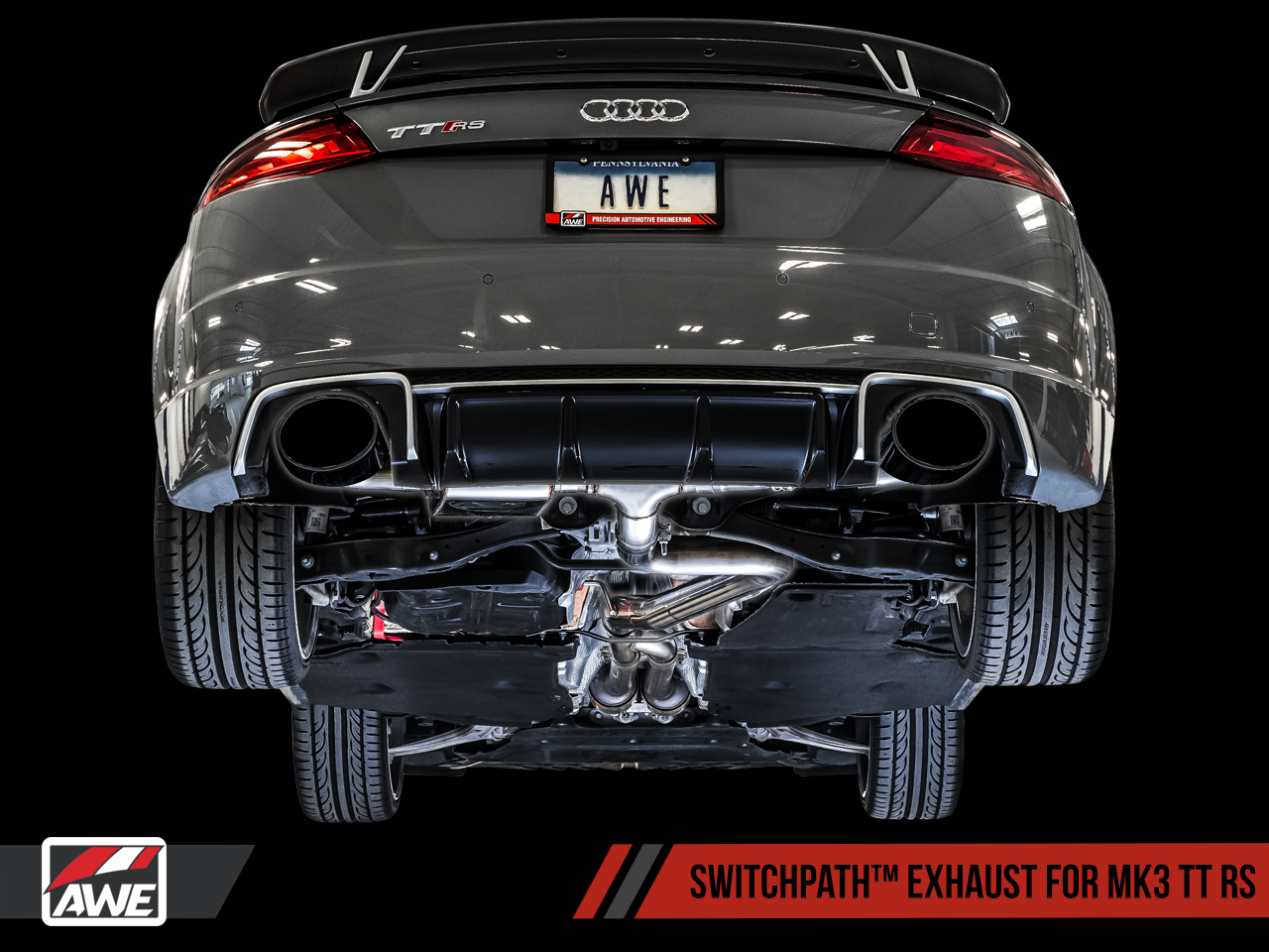 Exhaust TTRS8S of AWE TUNING JAPAN